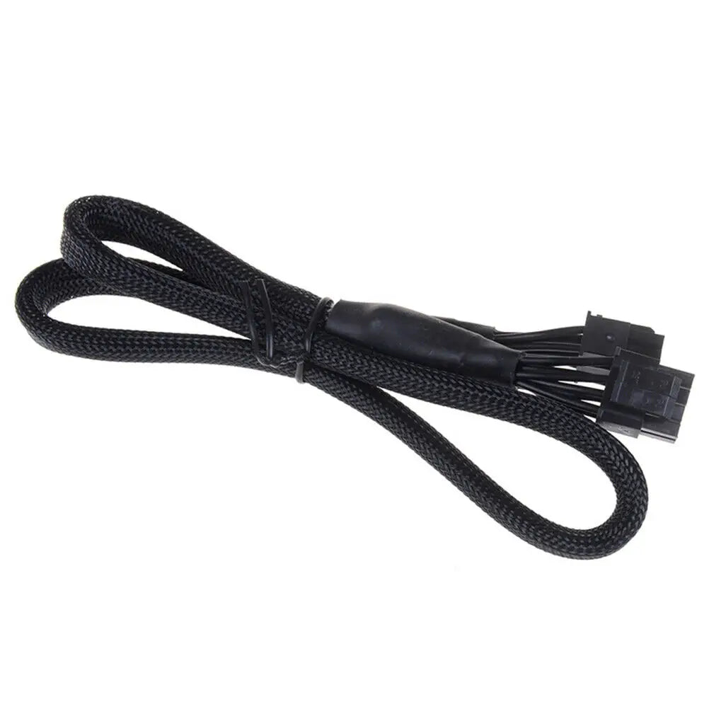 Black CPU 8Pin to 8(4+4)-Pin Modular Power Supply Cable for Corsair RM550X RM650X RM750X RM850X RM1000X