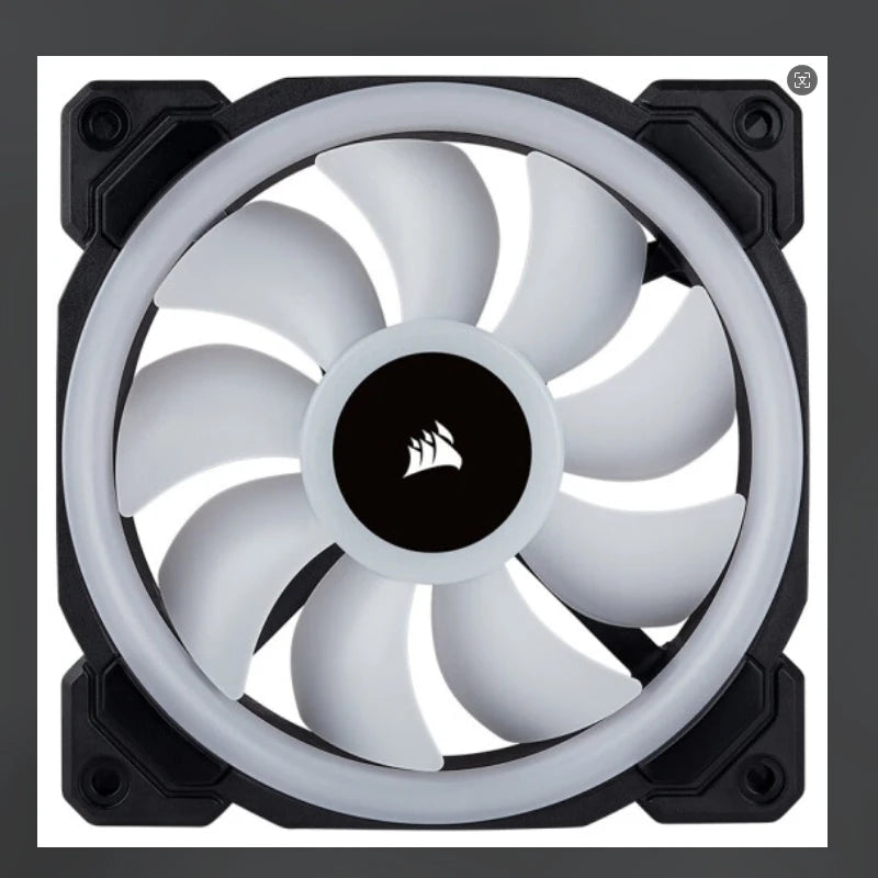 Corsair Original Fans LL120 RGB Single 120mm Dual Light Loop RGB LED PWM Fan for Desktop