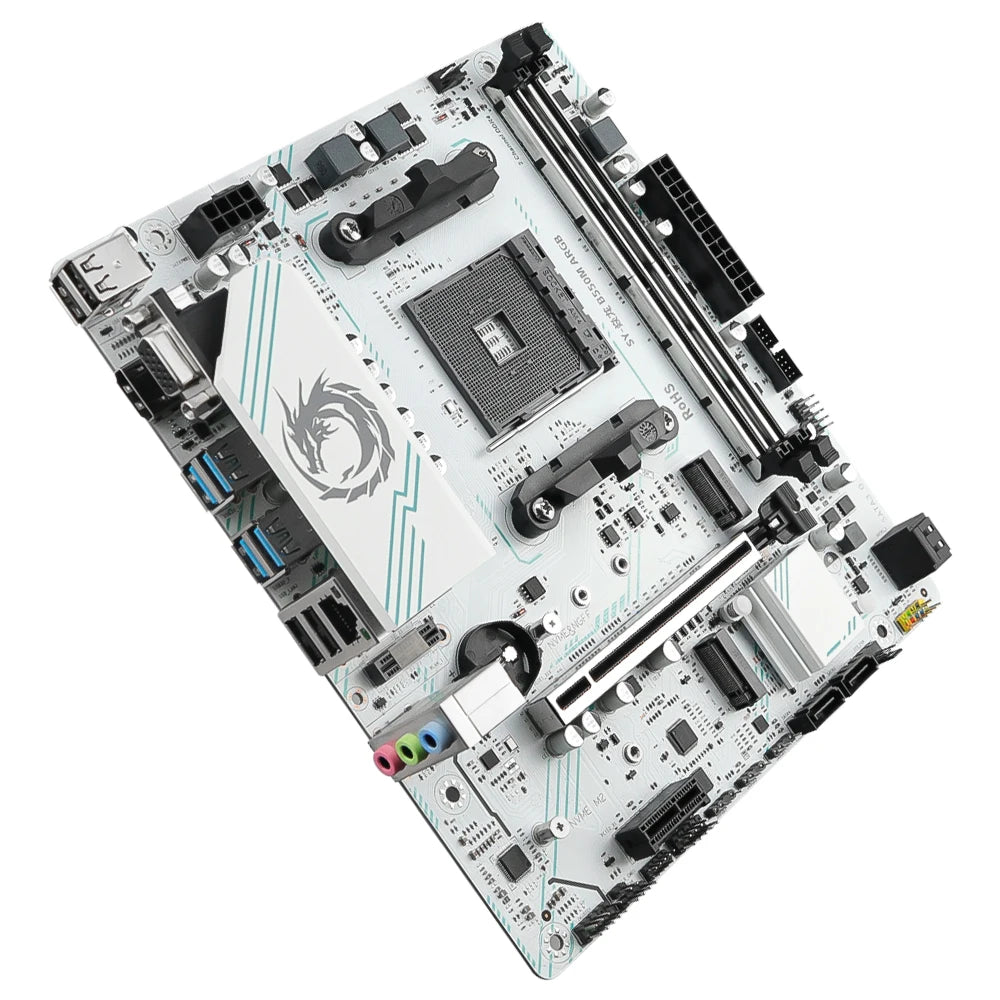 SOYO AMD B550M Gaming Motherboard USB3.1 M.2 Nvme Sata3 DDR4 Dual Channel Supports RYZEN R3 R5 R7 3000 4000 5000 CPU AM4 Socket