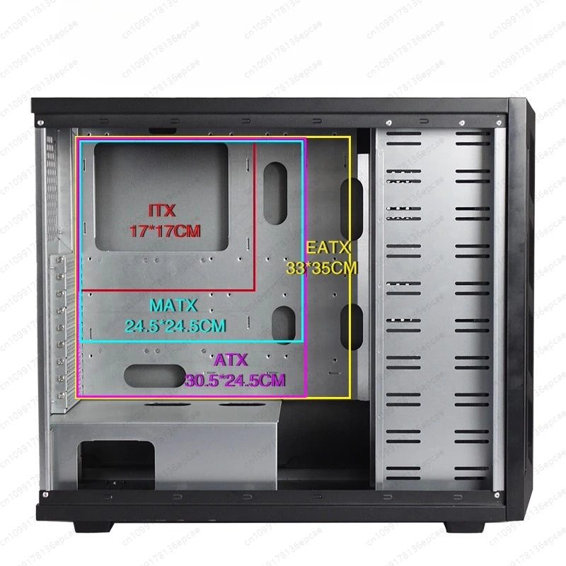 Tower server chassis eatx main board 10 optical drive recorder 14 disc hot swappable nas