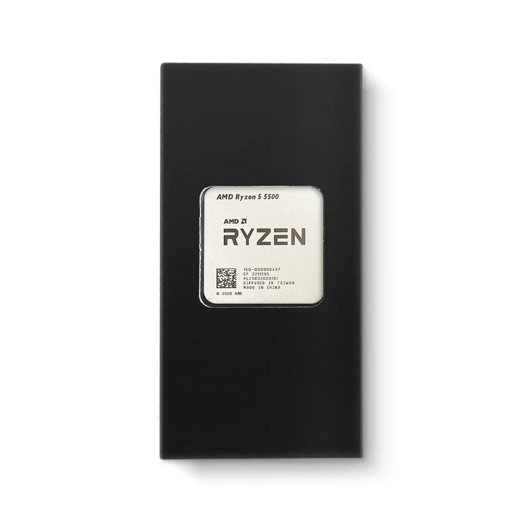 AMD Ryzen 5 5500 6-Core 12-Thread L3=16M 3.6GHz Gaming Processor 65W 7NM R5 5500 DDR4 Socket AM4 No Fan