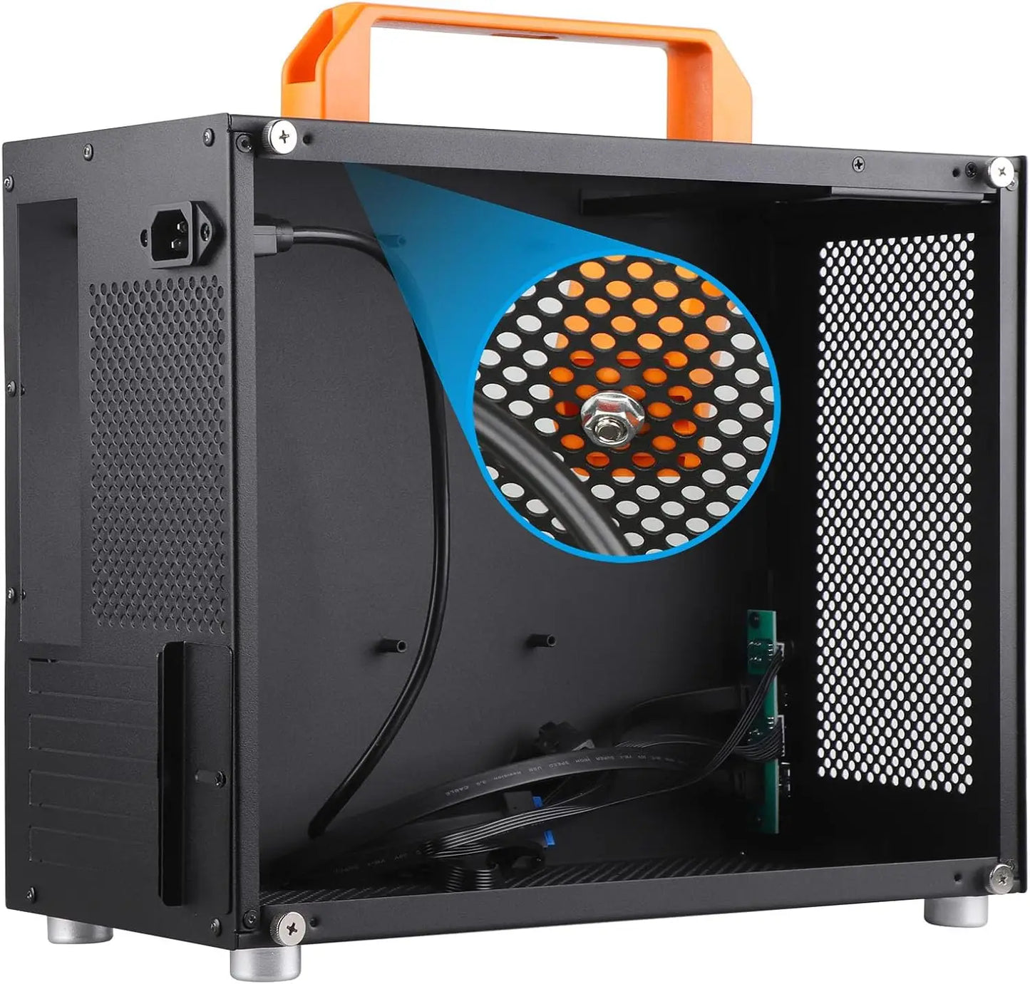 M-ATX Portable Computer Case ITX MATX Power Supply Support Type-C Desktop MINI Small Gaming Chassis