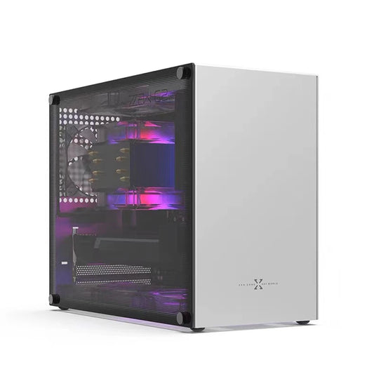 ZZAW C2 Mini Itx Aluminum Alloy  Computer Pc Case  MATX Motherboard ATX Power Desktop  Portable  Chasseis DIY