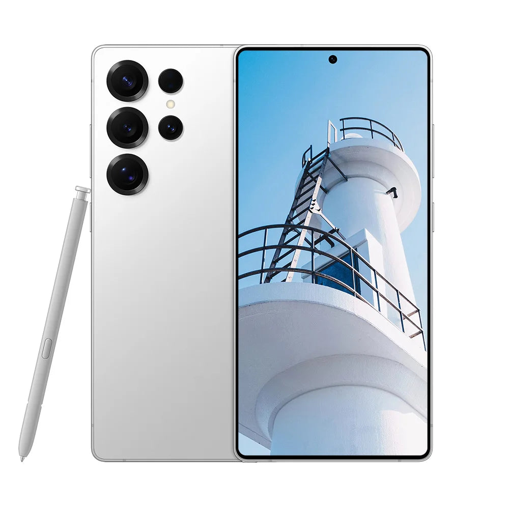 New S25 Ultra 5G Smartphone 7.3 Inch Deca Core 2 SIM 16GB+1TB Storage Spanish 15 Face Unlock Mobile Phone US Local Stock