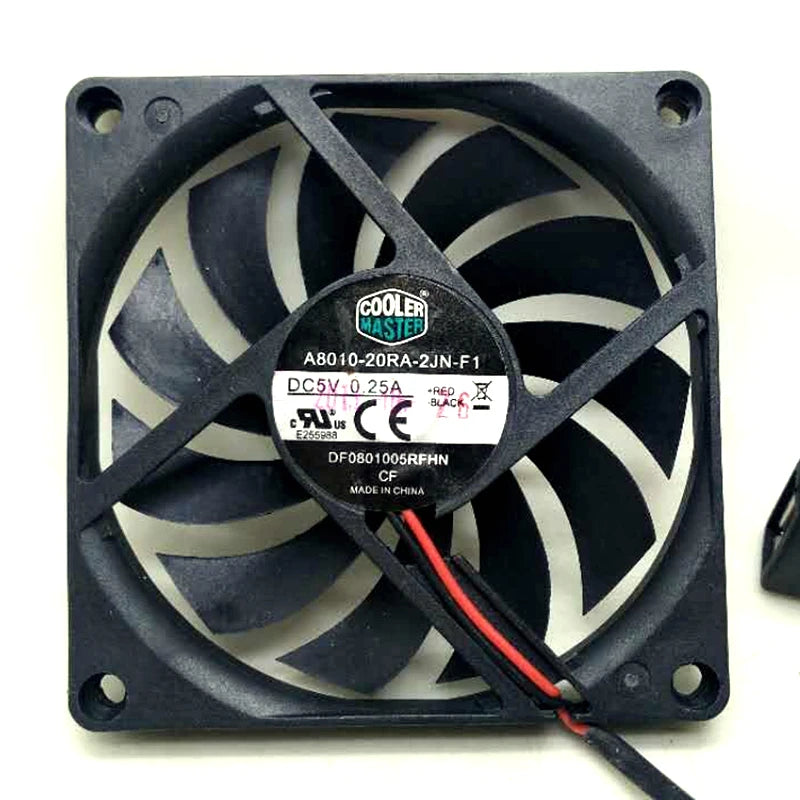 Cooler Master 8010 80MM USB Cooling Fan 8cm 80*80*10mm  Fan 5V 0.25A Super Silent  Fan With USB Connector
