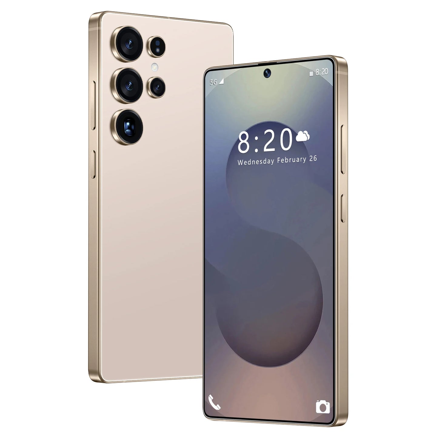 TAYA Oem S25 Ultra Mobile Phone Dual SIM Face Recognition Android Smart Phone S25 Ultra 5G 16GB and 1TB