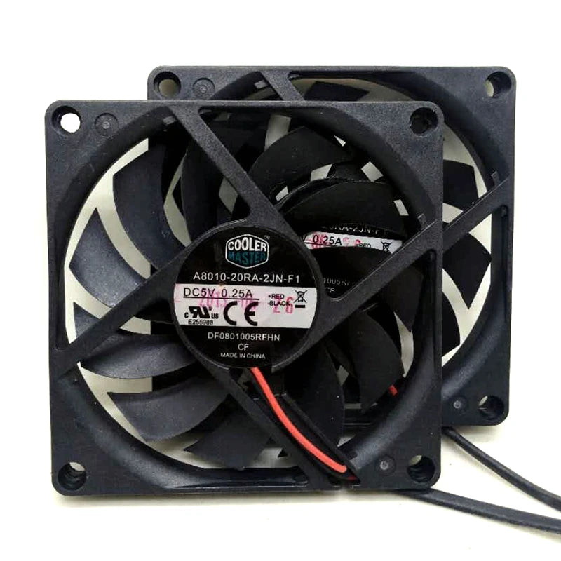 Cooler Master 8010 80MM USB Cooling Fan 8cm 80*80*10mm  Fan 5V 0.25A Super Silent  Fan With USB Connector