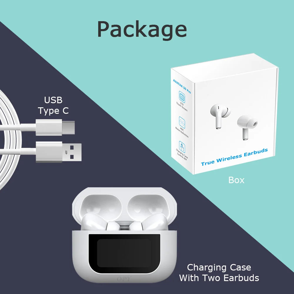 Connected Watch Color Cheat Cheap Wireless Earphones Earphone with Box