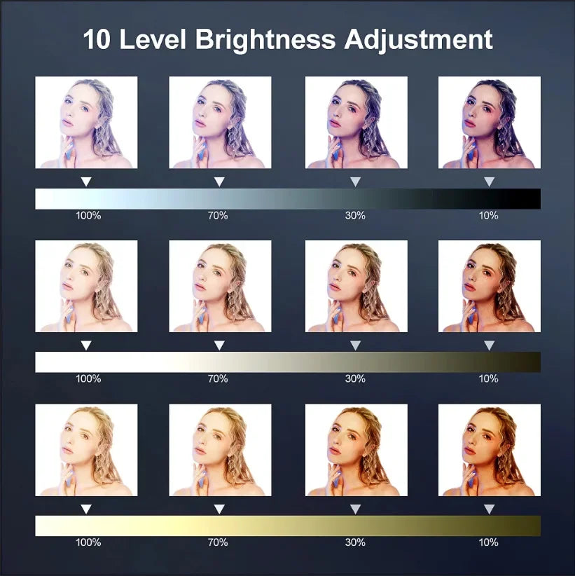 16cm/26cm/30cm LED Ring Light With Tripod Stand For Phone Video