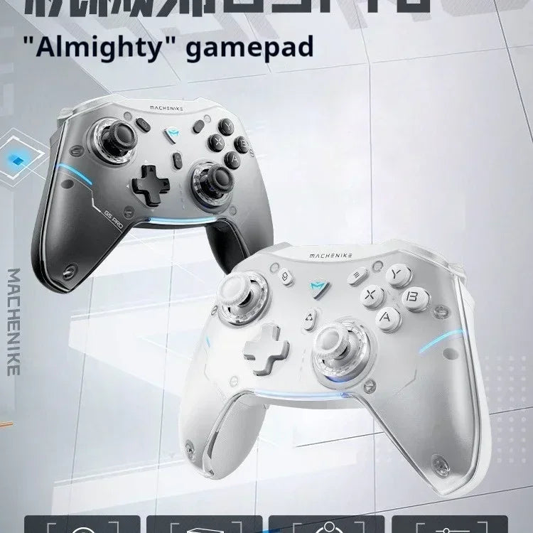 MACHENIK G5 Pro Max Gamepad Play Edition Tri-Mode Gamepad Hall Linear Trigger Customized Wireless Bluetooth Controller For Game