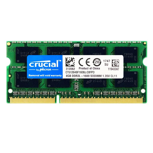 DDR3L 4GB 8GB Laptop Memories Ram 1066Mhz 1333Mhz 1600Mhz 1866Mhz PC3L 1.35V 10600 12800 204pin Sodimm Notebook Memory RAM