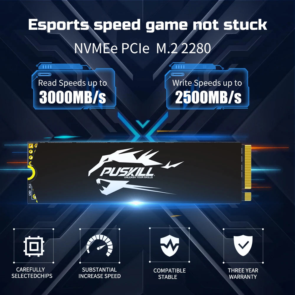 M.2 NVME SSD PCIe 2280 1TB 512GB 256GB 128GB M2 Internal Hard Drive for Laptop