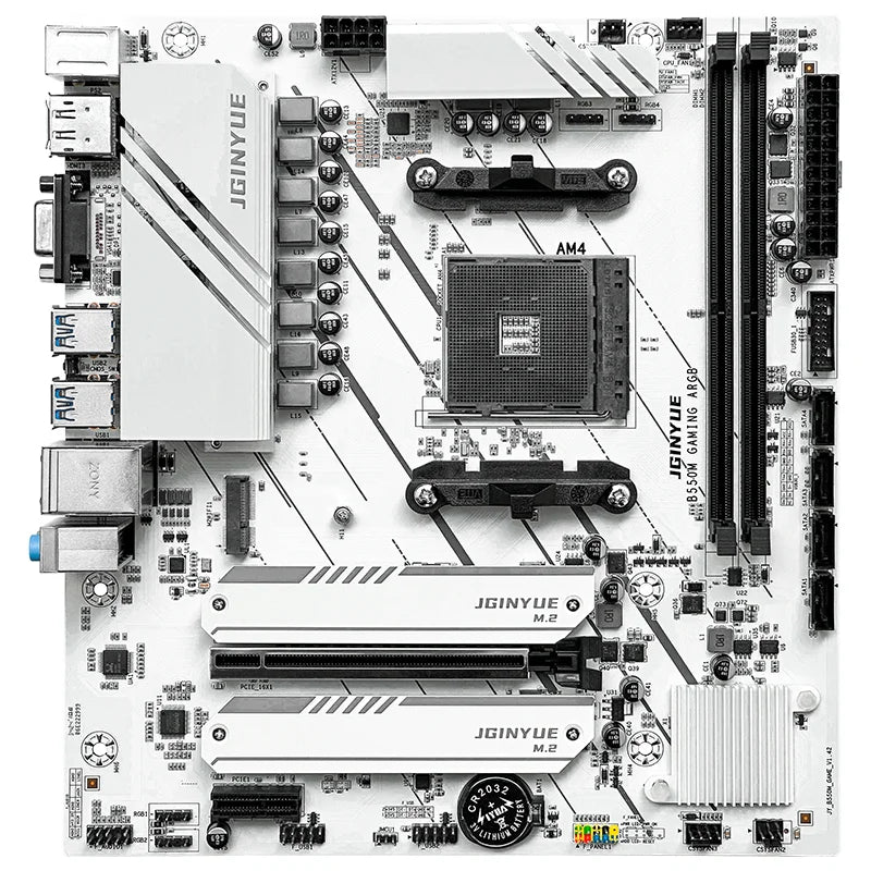 B550M GAMING ARGB Motherboard AMD 4000/5000 DDR4 RAM  PCI-E 4.0 Computer GAMING DDR4 ARGB  Motherboard AM4 AMD SATA 6Gb/s Micro