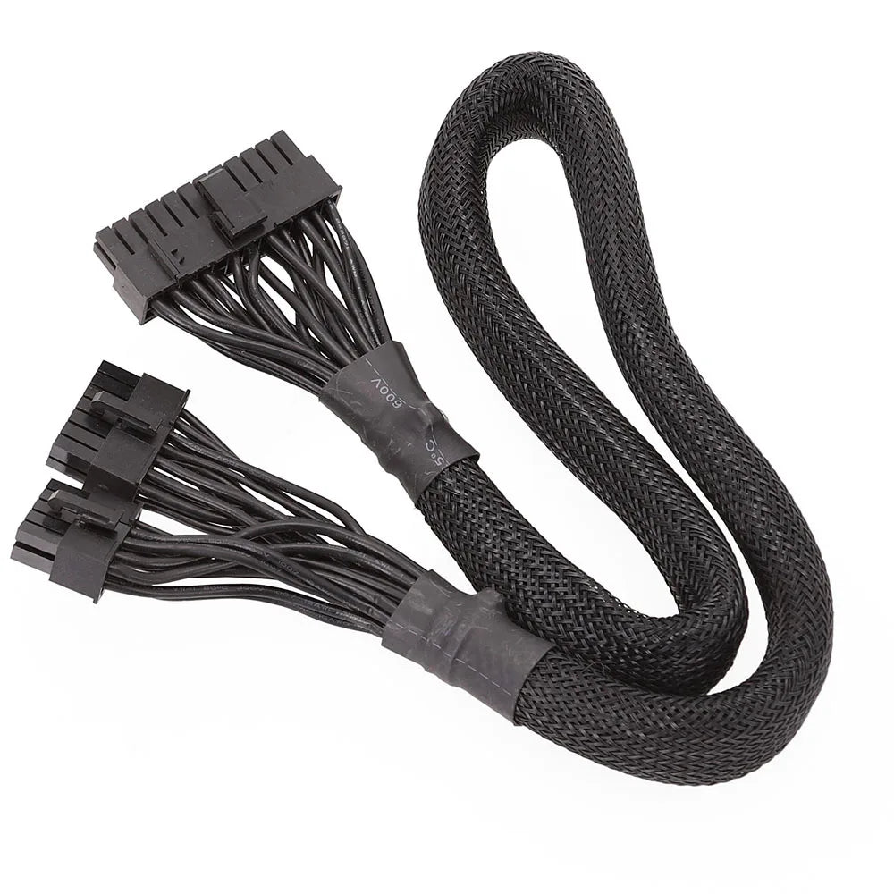 14+10Pin to 24 Pin ATX Power Supply Cable 20+4 Pin PC PSU Motherboard Cable for Corsair AX1500I AX1200I AX860I AX760I