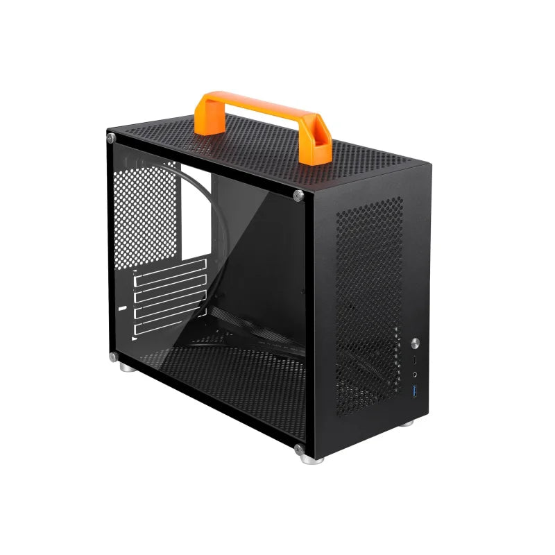 M-ATX Portable Computer Case ITX MATX Power Supply Support Type-C Desktop MINI Small Gaming Chassis