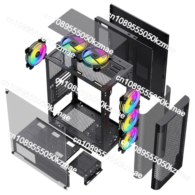 FOR New Product gaming pc case ATX / M-ATX PC computer cases towers Classic black ATX PC gaming computer cases towers