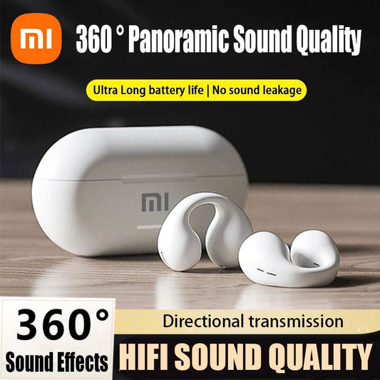 XIAOMI T7500 Bluetooth Earphones Bone Conduction Stereo Sports Life Waterproof Earphones with Microphone for Gaming and Music
