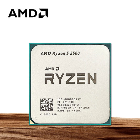 AMD Ryzen 5 5500 6-Core 12-Thread L3=16M 3.6GHz Gaming Processor 65W 7NM R5 5500 DDR4 Socket AM4 No Fan