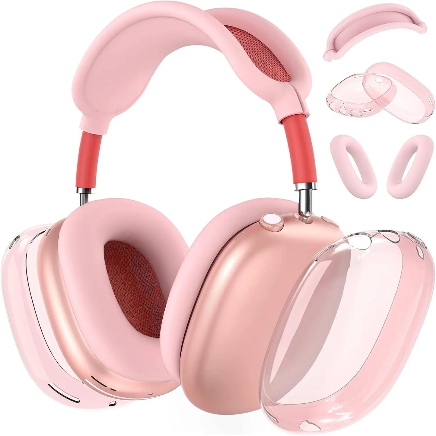 for 2024 AirPods Max2 New Headphone Protective Case 3 in 1 transparent TPU Silicone Case Anti-scratch For Airpods Max2 Protector