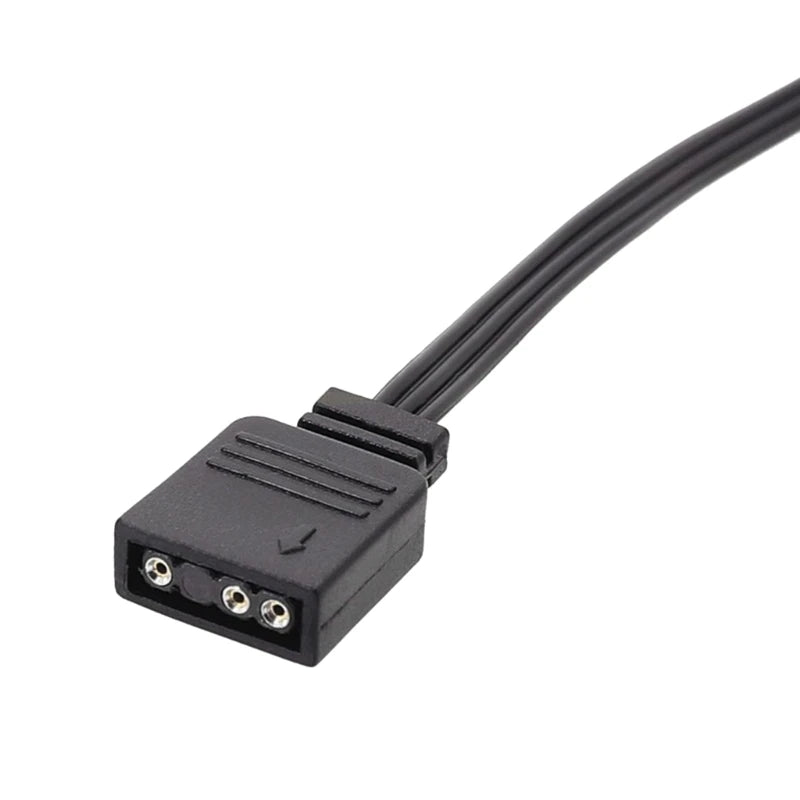 for Corsair RGB To Standard ARGB 4-Pin 5V Adapter Connector RGB Cable 25cm Extension Cord