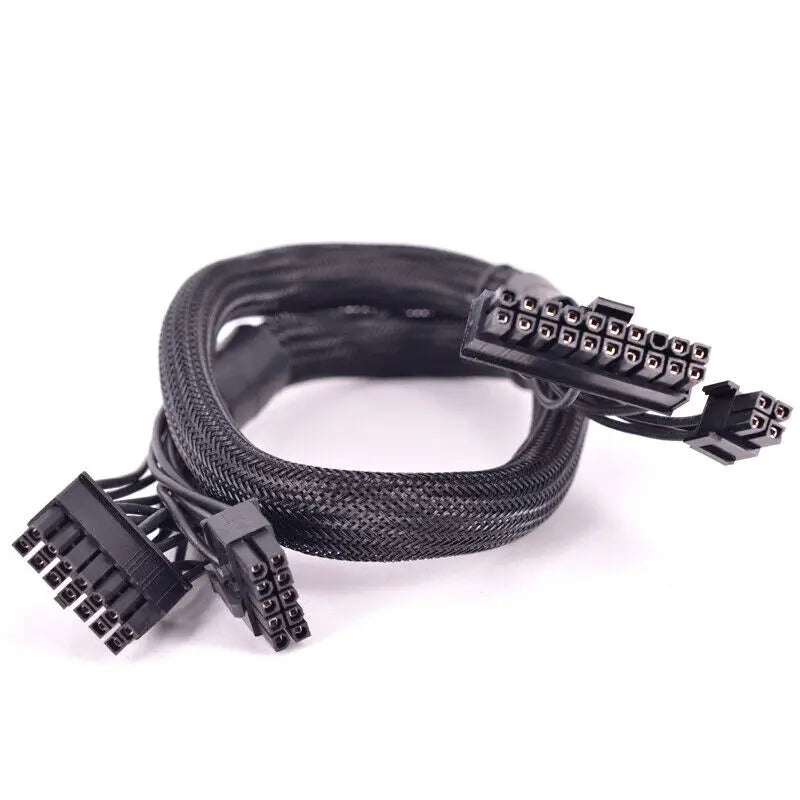 14+10Pin to 24 Pin ATX Power Supply Cable 20+4 Pin PC PSU Motherboard Cable for Corsair AX1500I AX1200I AX860I AX760I