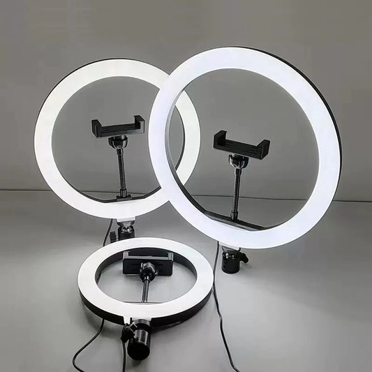 16cm/26cm/30cm LED Ring Light With Tripod Stand For Phone Video