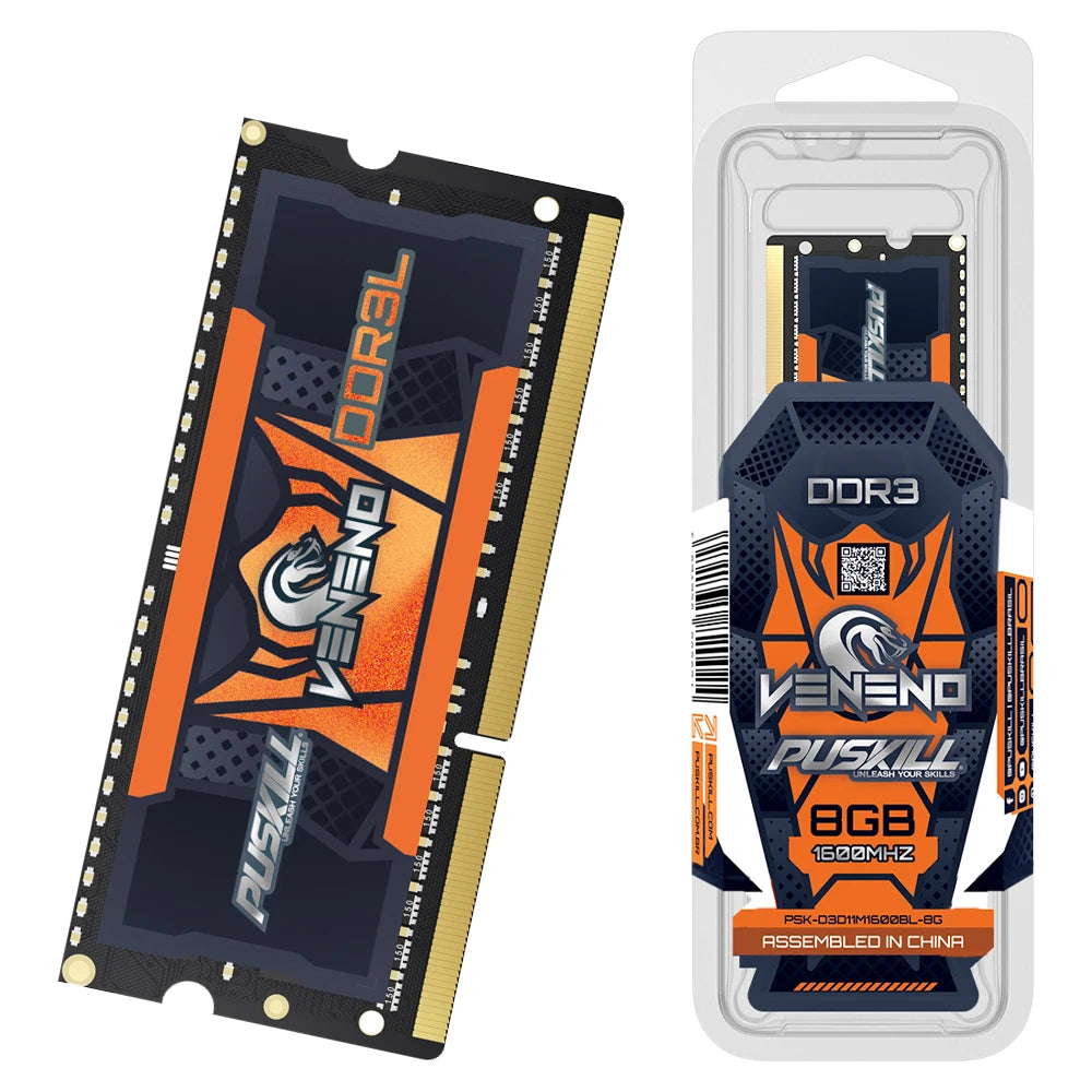 PUSKILL DDR4 Notebook Ram DDR3L 32GB 16GB 8GB 4GB 1.2V  3200MHz 2666MHz 2400MHz 1.35V 1600MHz 1333MHz  Sodimm Laptop Memory