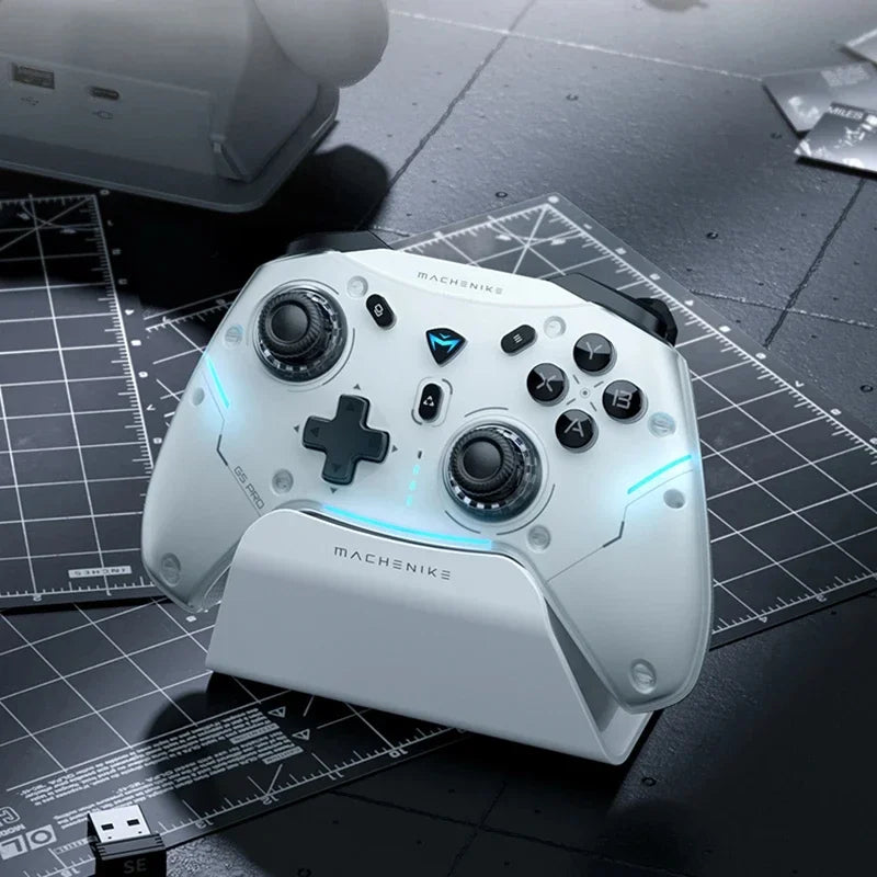 Machenike G5 Pro MAX SE Gamepad Controller Tri-Mode FPS Wireless Gamepad Elite Hall Trigger Joystick for Switch PC Steam