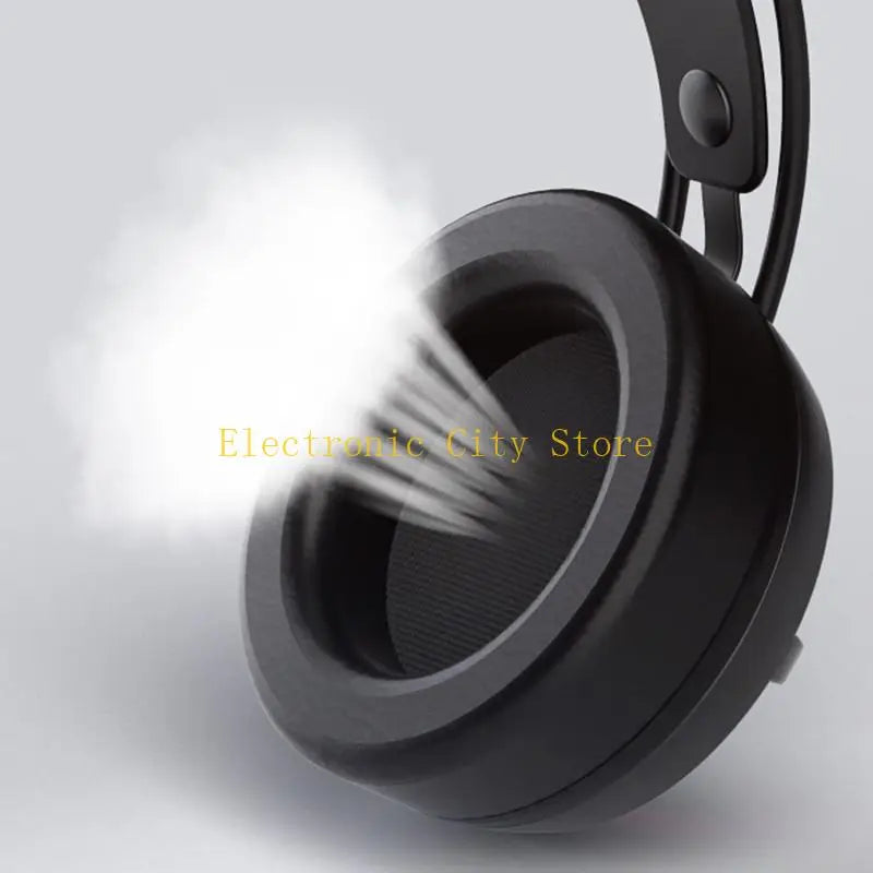 PSH-100 Gaming Headset With Microphone RGB Earphones 7.1 Surround Sound HU8D
