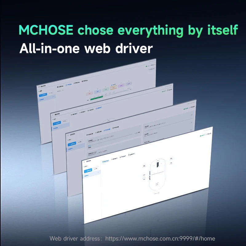 MCHOSE A7 Tri-Mode Wireless Gaming Mouse - PAW3395 42K DPI, Bluetooth/2.4GHz Dual Connection, Ultra-Lightweight for Esports&Offi