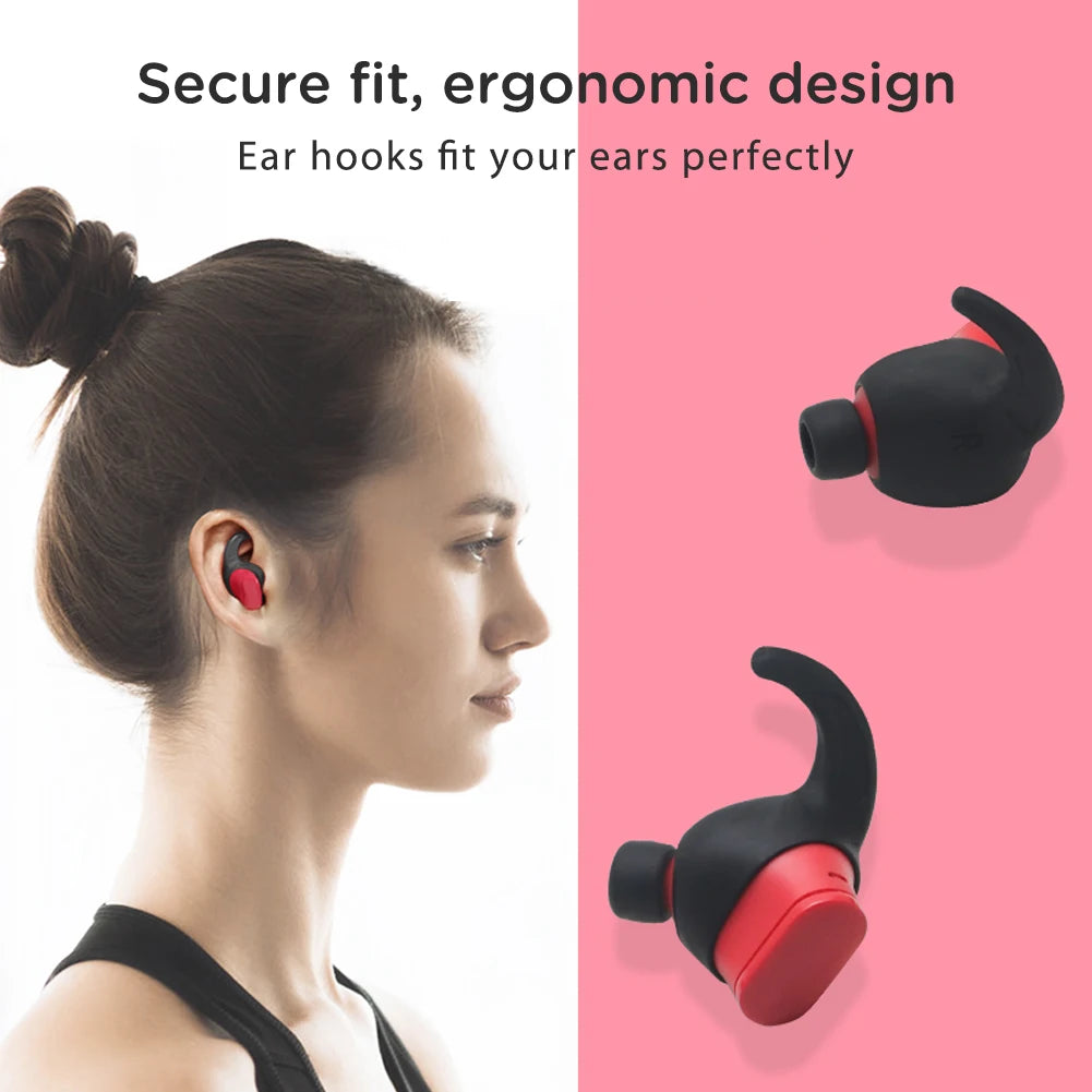 1Pair Silicone Ear Hook For Beats Studio Buds TWS Earphone Sports Cover Anti-lost Earhook Eartips Wireless Headphone Ear Tips