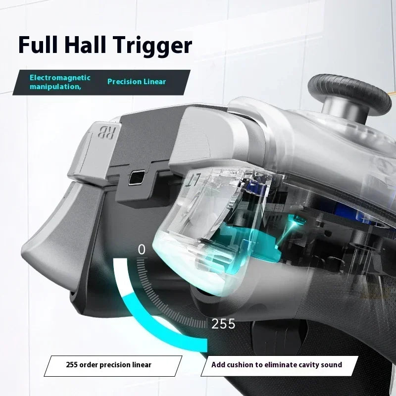 MACHENIK G5 Pro Max Gamepad Play Edition Tri-Mode Gamepad Hall Linear Trigger Customized Wireless Bluetooth Controller For Game