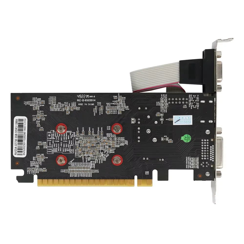 SJS Video Card GeForce GT730 Display Vga Cards 4GB DDR3 128Bit Computer Graphics Card for NVIDIA Game PC GT 730 4GD3 HDMI DVI