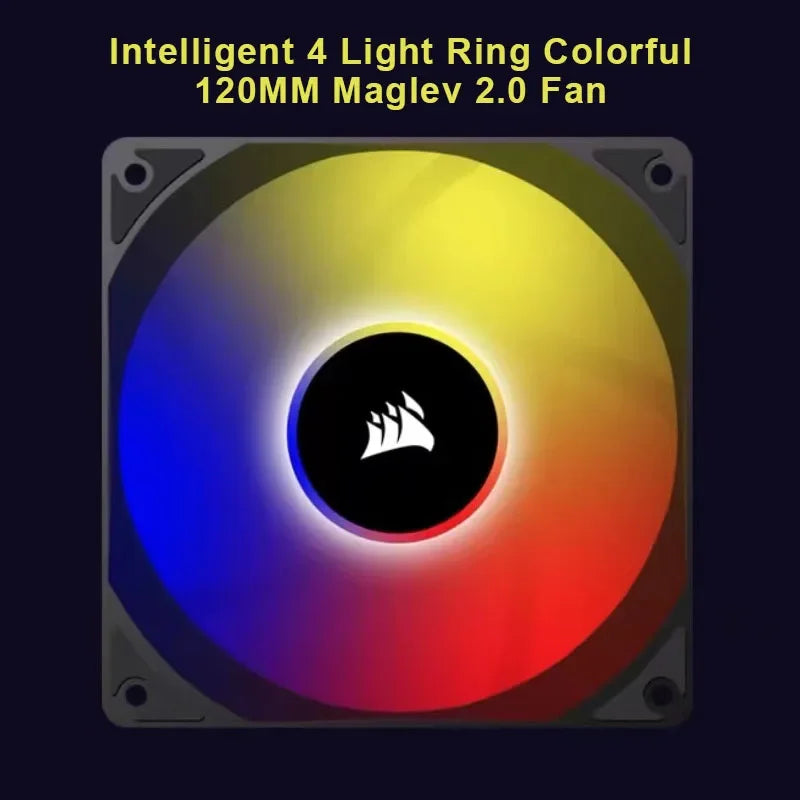 CORSAIR AC120 ARGB, 120MM LED Cooling  FAN Single Pack BLACK/WHITE