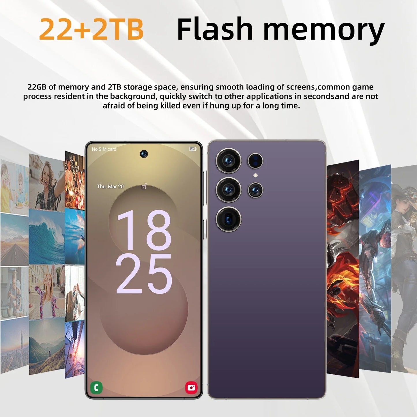 Original S25 Ultra Smartphone 4G/5G Android 15 6.9 inch 8000mAh Snapdragon 8 Elite 12core 108MP Camera Dual SIM unlock phone